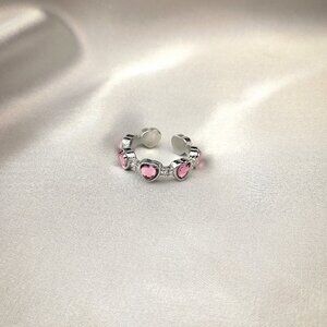 Pink Love Personality Opening Ring